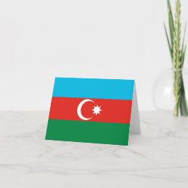 Cartão De Notas Bandeira do Azerbaijão