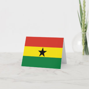 Cartão De Notas Bandeira do Gana