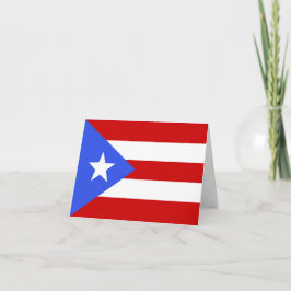 Cartão De Notas bandeira Porto Rico