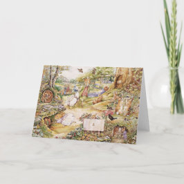 Cartão De Notas Beatrix Potter Cute Peter e Amigos