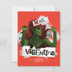 Cartão De Notas Beetlejuice Miss Argentina