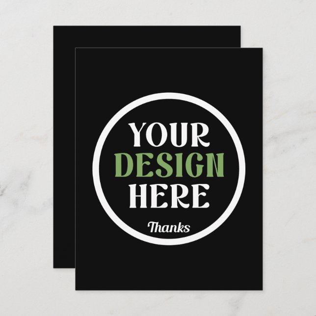 Cartão De Notas beijo personalizado, exclusivo, elegante e minimal (Frente/Verso)