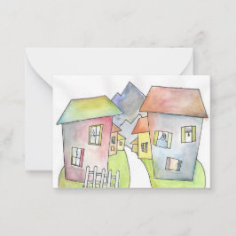 Cartão De Notas Bem-vindo ao nosso bairro!