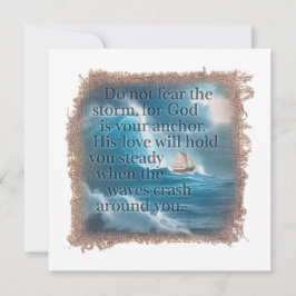 Cartão De Notas BIBLE QUOTE - Personalized Notecard