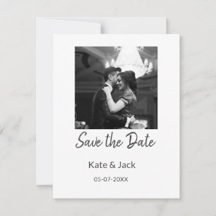 Cartão De Notas BLACK WHITE salvar a data adicionar QR nome data l