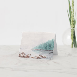 Cartão De Notas Blank, Watercolor