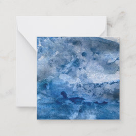 Cartão De Notas Blue Wave Card