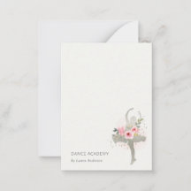 Blush Silver Floral Garota Dançarina Academia de D