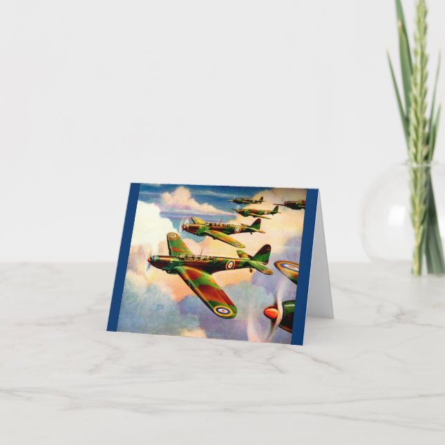 Cartão De Notas Bombardeiro médio britânico Fairey Junior, de 1939 (Frente)