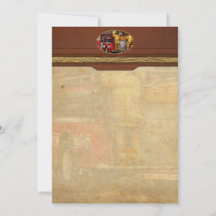 Cartão De Notas Bombeiro - departamento dos bombeiros de Metuchen