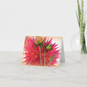Cartão De Notas Bonito Dahlia