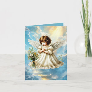 Cartão De Notas Bonito enviado do Anjo do Céu adicione sua própria