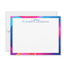 Borda Geométrica Colorida Personalizada
