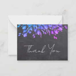 Cartão De Notas Botânico do Quadro Russo do Orçamento Obrigado