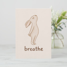 Cartão De Notas Breathe Bunny Note Cards