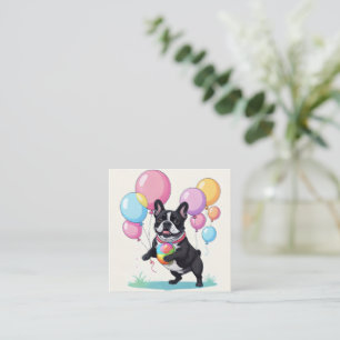 Cartão De Notas Bulldogue Francês Dia Feliz Bulldogue Francês 