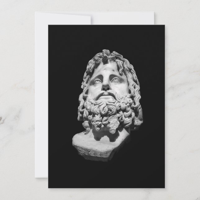 Cartão De Notas Busto Greco Romano (Frente)