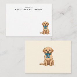 Cartão De Notas Cachorro Pi Day Personalizado Com Símbolo Pi | Pi 