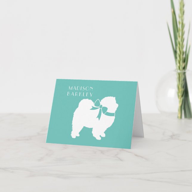 Cartão De Notas Cachorro-Vaca-Vaca (Frente)