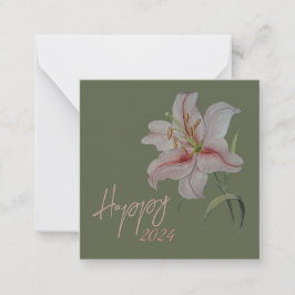 Cartão De Notas calendário de novos anos