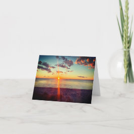 Cartão De Notas Cape Cod Beach Sunset Photo