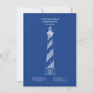Cartão De Notas Cape Hatteras Lighthouse - Carolina do Norte - AD
