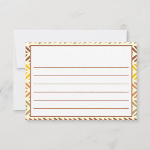 Cartão De Notas Cápsula Horária Boho Rainbow Woodland Animal Anive