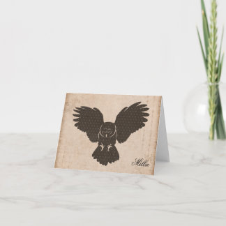 Cartão De Notas Caril Silhouette - Notecard Personalizado