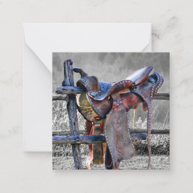 Cartão De Notas Carneiro Na Cerca De Coral Ocidental (Frente)