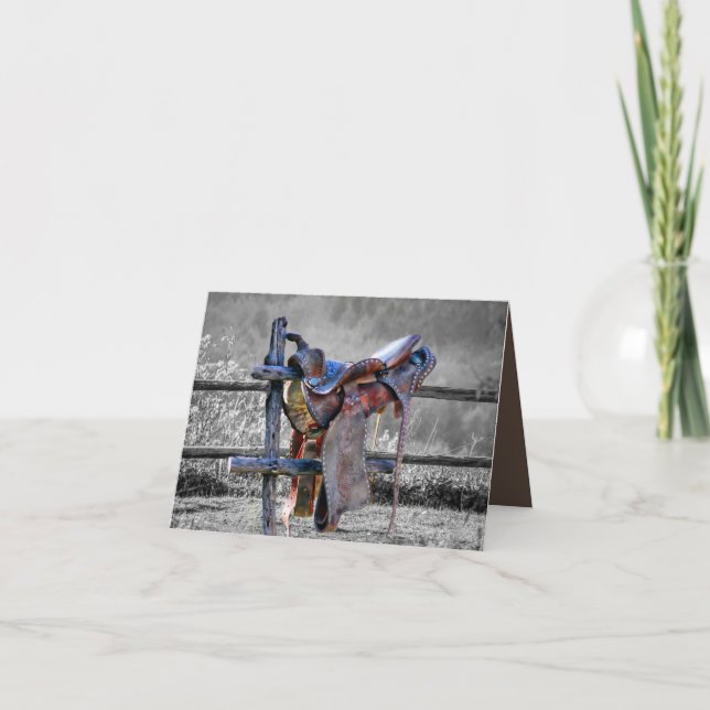 Cartão De Notas Carneiro Na Cerca De Coral Ocidental (Frente)