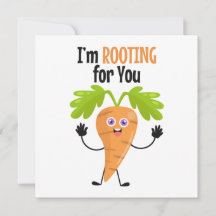 Carrot Pun Support Card