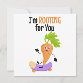 Cartão De Notas Carrot Pun Support Card