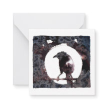 Cartão-postal Raven Moon - Notecard