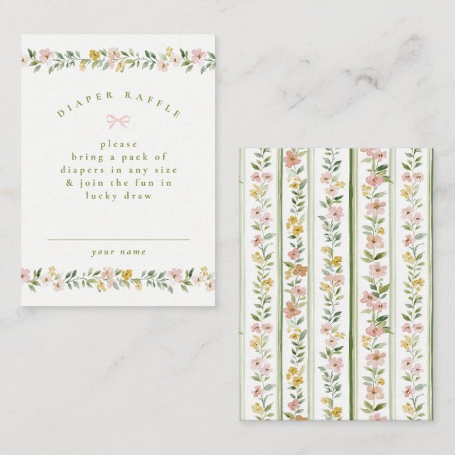 Cartão De Notas casa charmosa flores doc (Frente/Verso)