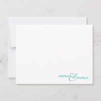 Casais de Papel Personalizado Scallop Verde Teal