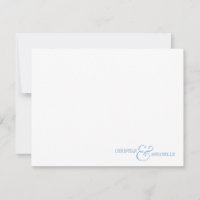 Casais Papel de Carta Personalizado Dusty Blue Sca