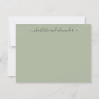Casais Personalizados Minimalistas em Jade Verde