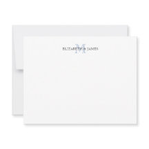 Casal Azul, Monograma Inicial Personalizado