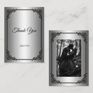 Cartão De Notas Casamento Dark Gothic Halloween