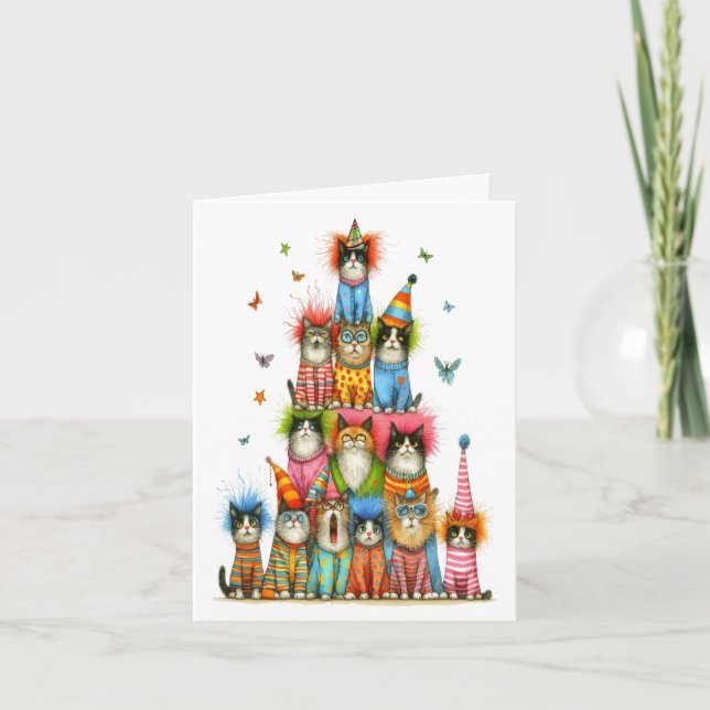 Cartão De Notas CATS QUIRKY Versão1 (Frente)