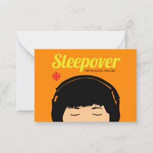 Cartão De Notas CBC Sleepover