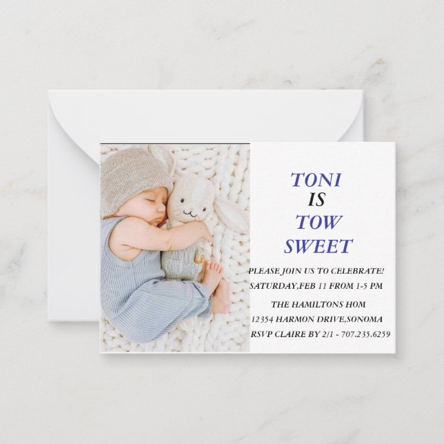 CARTÃO DE NOTAS CELEBRAÇÃO DEMAIS COM TONI (Frente)