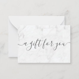 Cartão De Notas Certificado Mínimo de Presente para Pequenas Empre