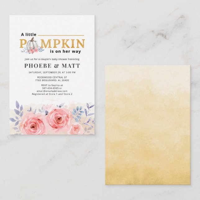 Cartão De Notas Chá de fraldas de Orçamento Lilac Rosa Rosa Rosa (Frente/Verso)