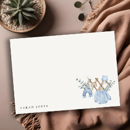 Cartão De Notas Chá de fraldas Essencial De Roupas De Bebê Cute Ch