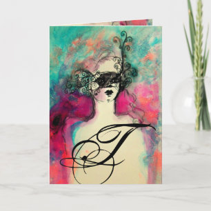 CARTÃO DE NOTAS CHARM MONOGRAM