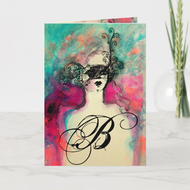 CARTÃO DE NOTAS CHARM MONOGRAM (Frente)