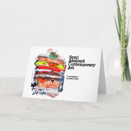 Cartão De Notas Cheeseburger #170229