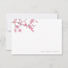 Cartão De Notas Cherry Blossom Bloom | PAPEL DE CARTA