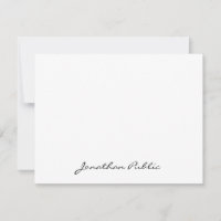 Chic Manuscrito Nome de Script Texto Simples Desig